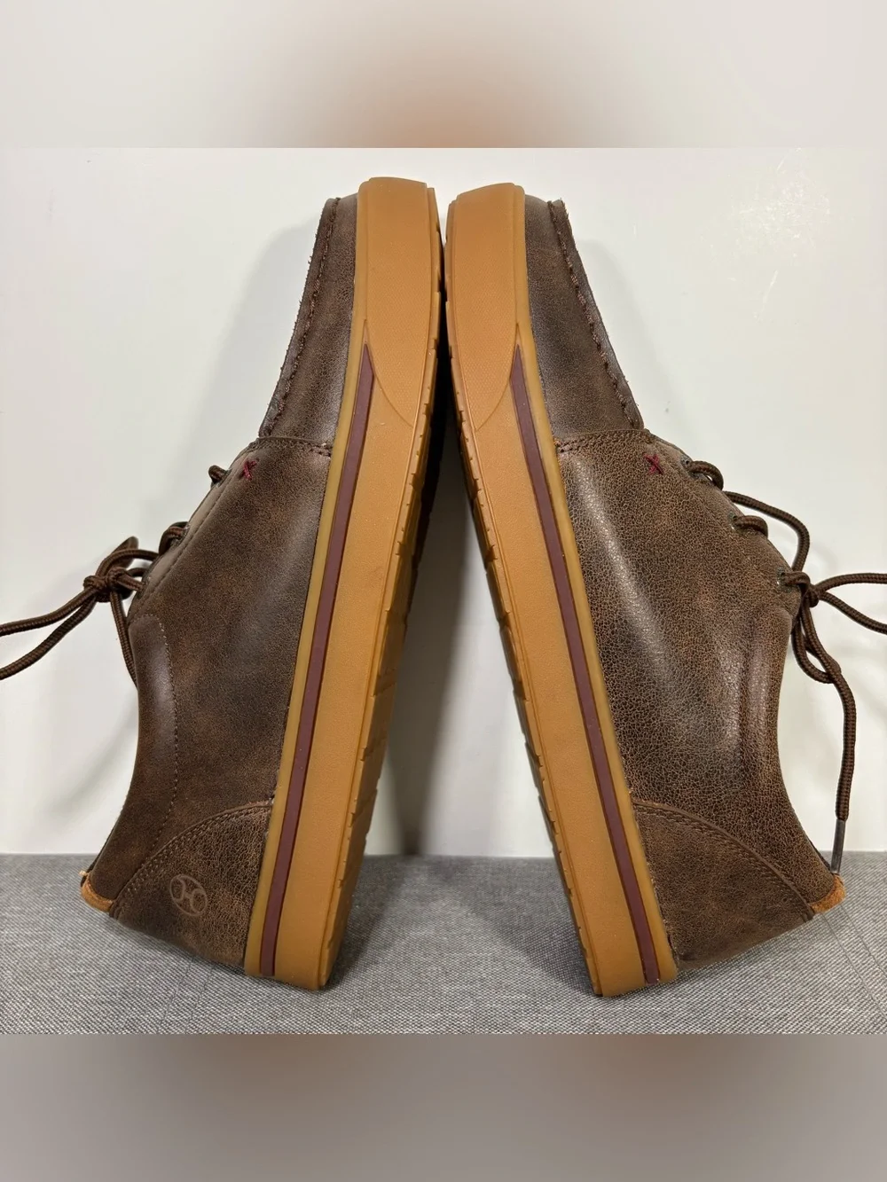 Twisted X Hooey Brown Leather Lace-Up Sneaker- men’s 10.5